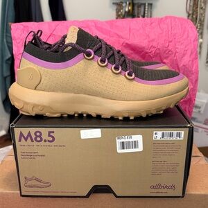 Allbirds Men’s Trail Runner SWT - Hazy Beige & Purple New!